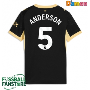 Manchester City Elliot Anderson #5 Replik Auswärtstrikot Damen 2026-27 Kurzarm